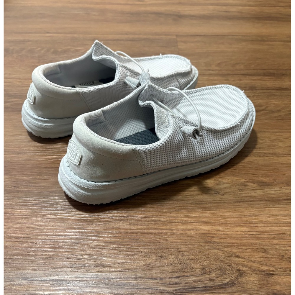 Hey Dude Wendy Funk Mono Grey Women 7 Slip On Loafers Moccasins 40065-030 - Picture 4 of 7